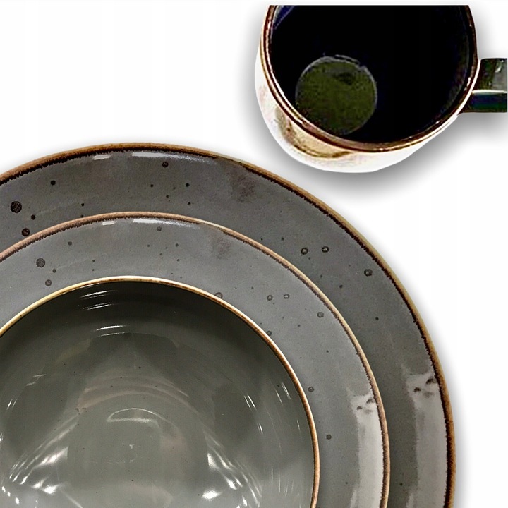 ALUMINA LOFT – porcelanowy serwis obiadowy dla 12 osób