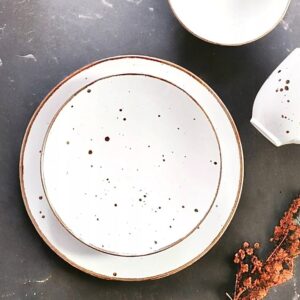 SERWIS OBIADOWY PORCELANA 6 os BIAŁY komplet talerzy zestaw ALUMINA WHITE